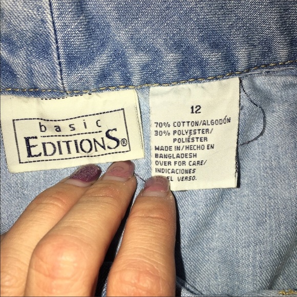 Stone Washed - Jean Skirt - Picture 3 of 3